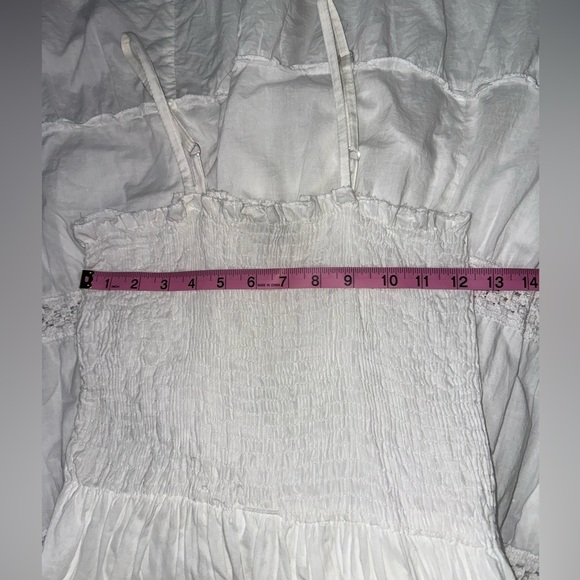 💙 Used white maxi dress 100% Cotton - Picture 5 of 8